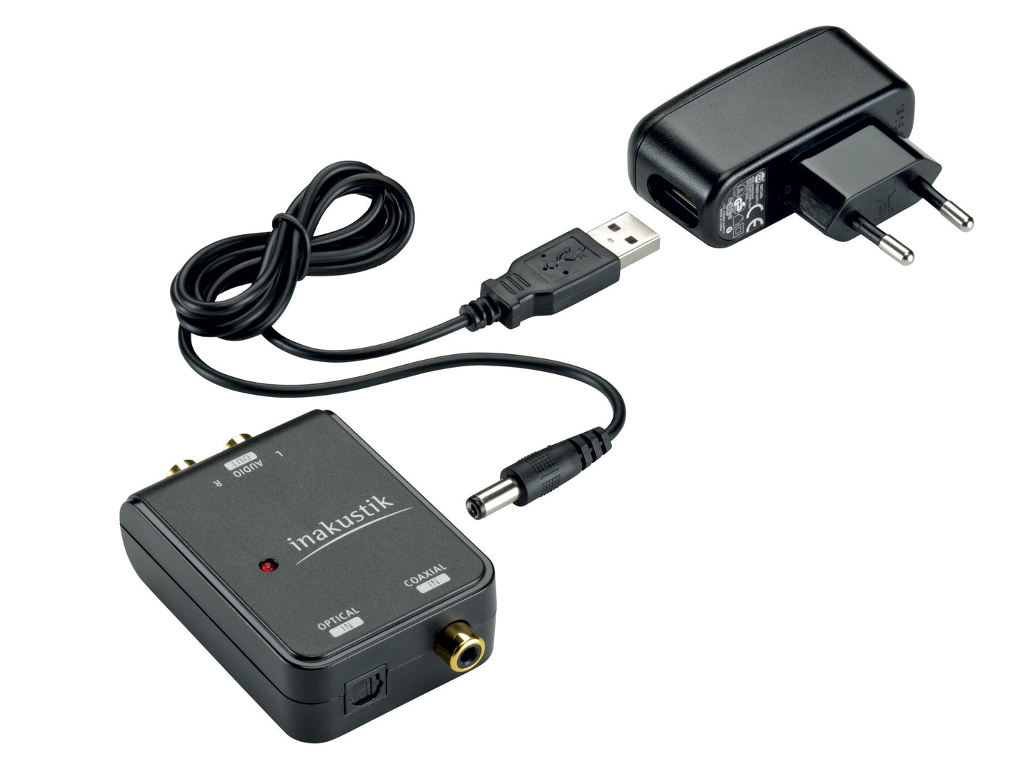 Inakustic STAR Audio D/A Converter - USB Power - Black