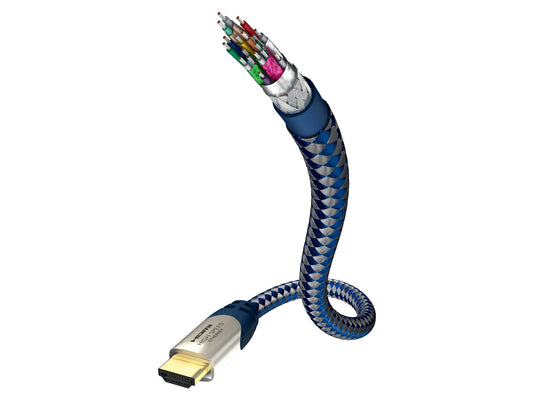Inakustik PREMIUM High Speed HDMI 2.0b Cable - Blue