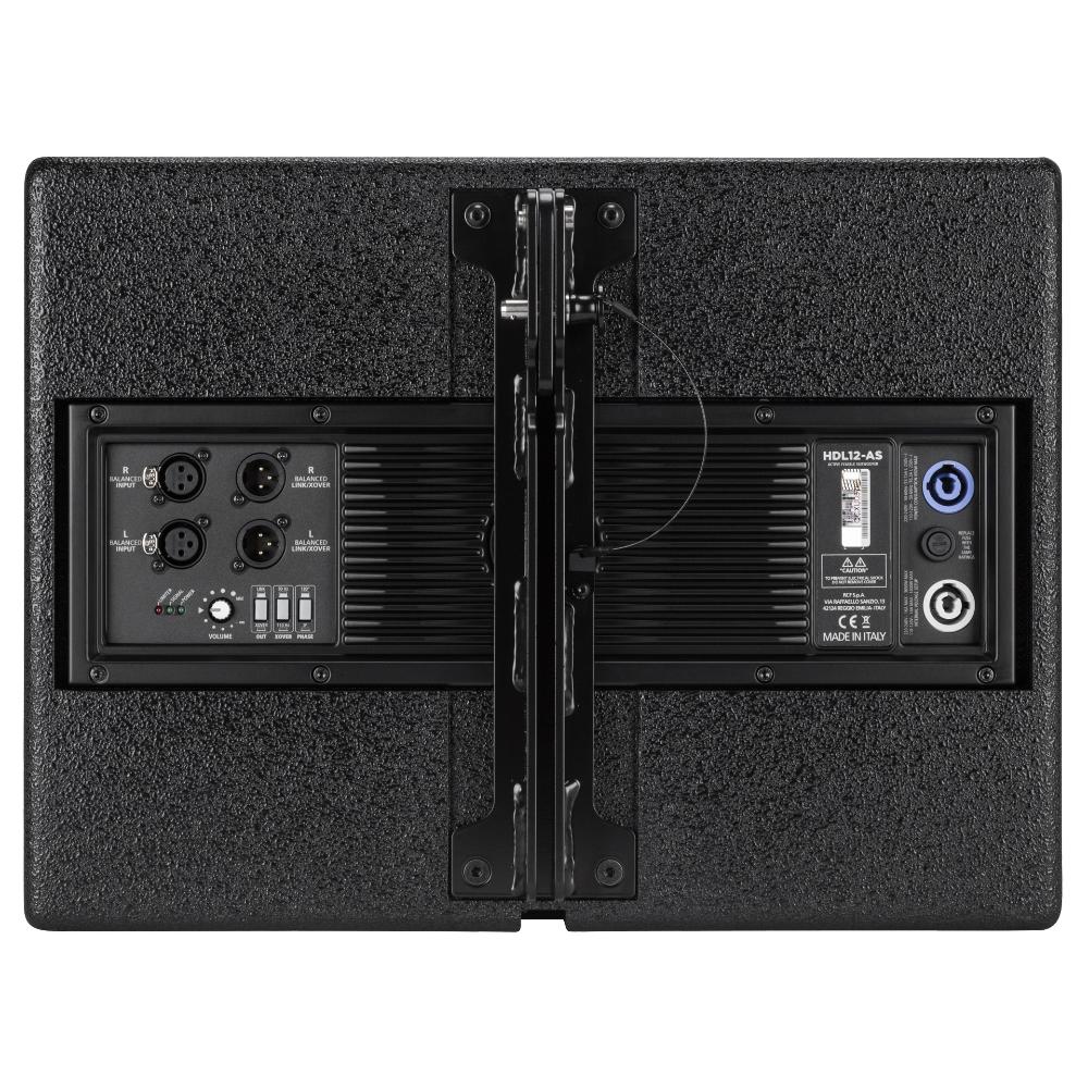 RCF HDL 12-AS Active Flyable High-Power Subwoofer - Each - Black