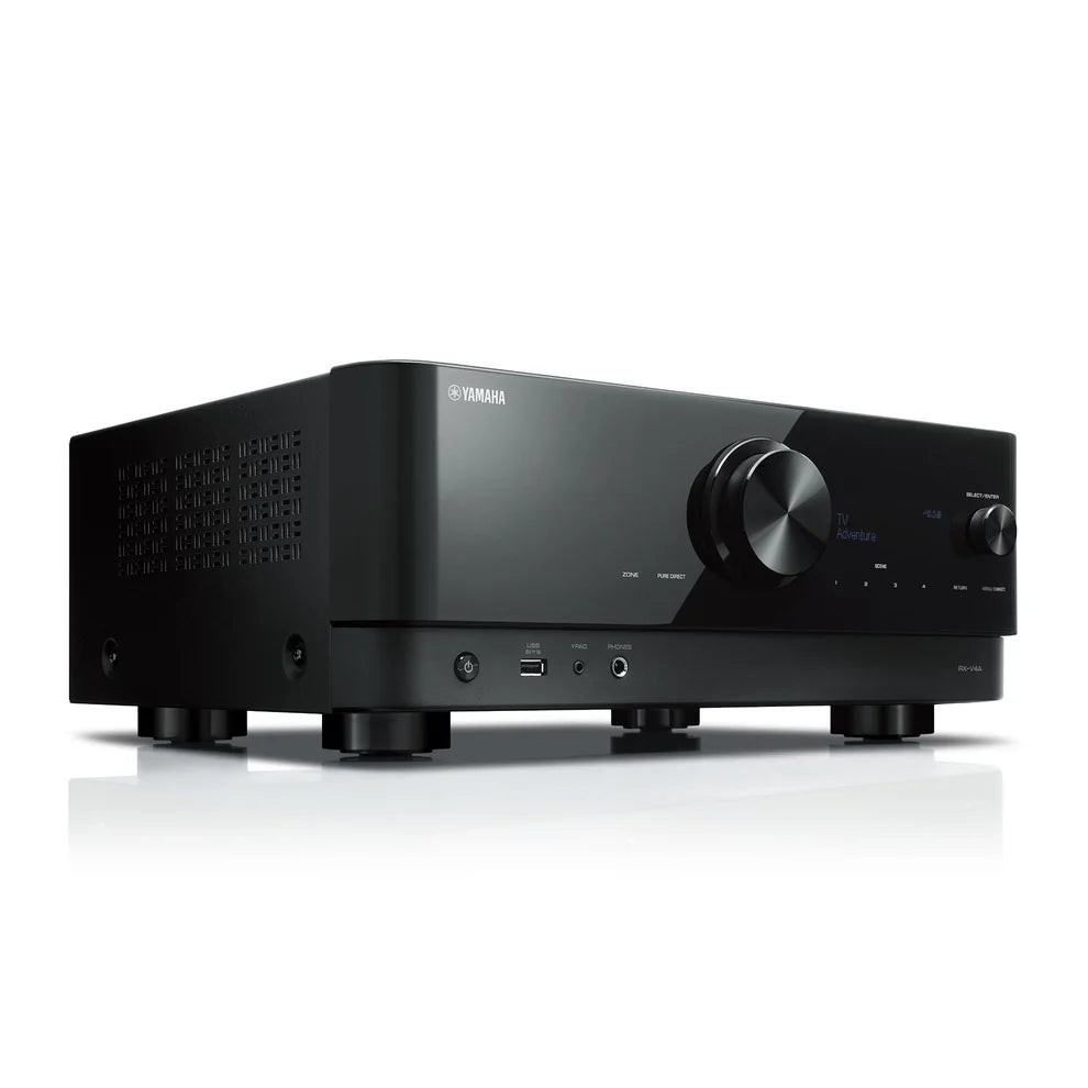 Yamaha RX-V4A 5.2 Channel AV Receiver (Black) + GMI BD S200 Blu-ray Player (Black)