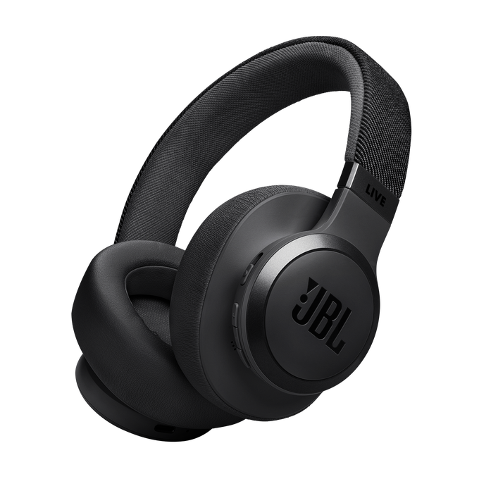 JBL Live 770NC Wireless Over-Ear Headphones with True Adaptive Noise Cancelling - Black