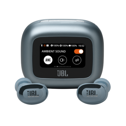 JBL Live Buds 3 True Wireless Noise-Cancelling Bud-Type Earbud with Smart Charging Case - Blue