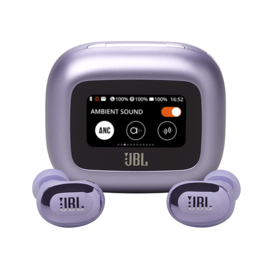 JBL Live Buds 3 True Wireless Noise-Cancelling Bud-Type Earbud with Smart Charging Case - Purple