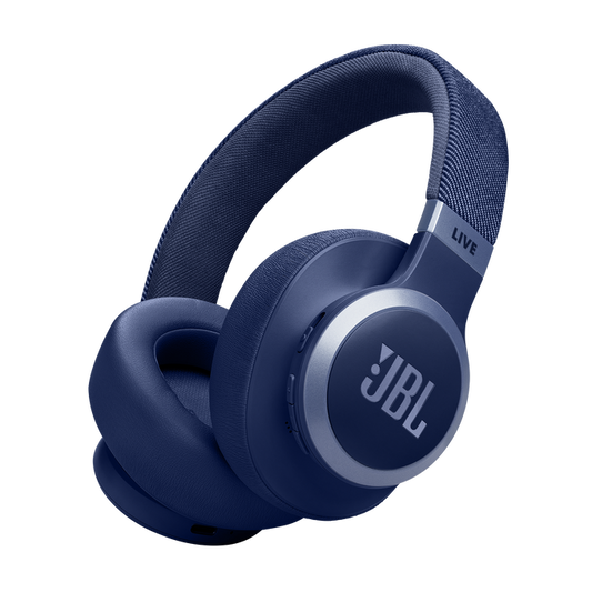 JBL Live 770NC Wireless Over-Ear Headphones with True Adaptive Noise Cancelling - Blue