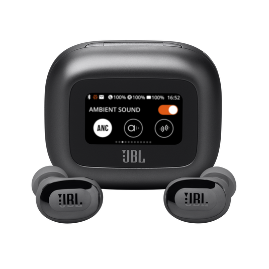 JBL Live Buds 3 True Wireless Noise-Cancelling Bud-Type Earbud with Smart Charging Case - Black