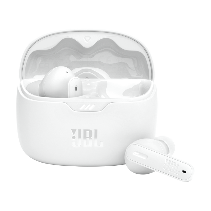 JBL Tune Beam True Wireless Noise Cancelling Earbuds - White