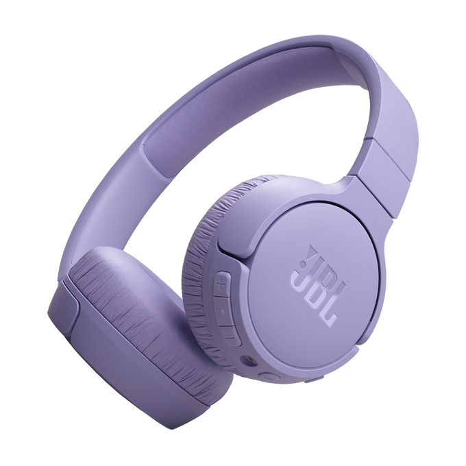 JBL TUNE 670NC Adaptive Noise Cancelling Wireless On-Ear Headphones - Purple