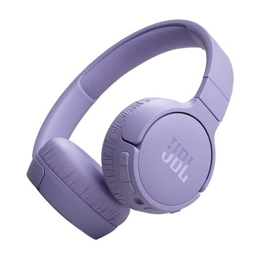 JBL TUNE 670NC Adaptive Noise Cancelling Wireless On-Ear Headphones - Purple