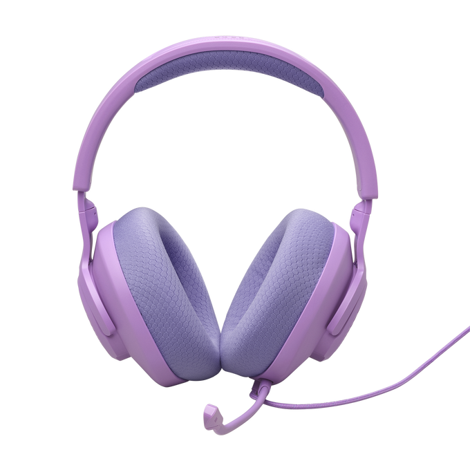 JBL Quantum 100M2 Wired Over-Ear Gaming Headset with Omnidirectional Detachable Mic - Purple