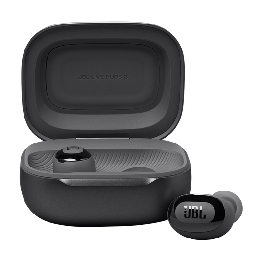 JBL Live Buds 3 True Wireless Noise-Cancelling Bud-Type Earbud with Smart Charging Case - Black