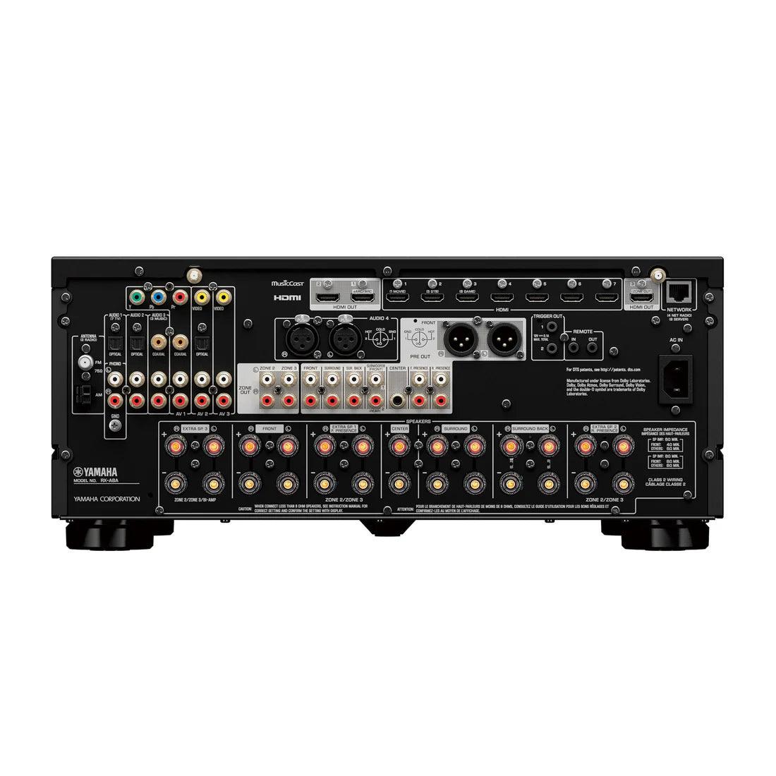 Yamaha RX-A8A AVENTAGE 11.2-Channel AV Receiver + MAGNETAR UDP800 4K UHD Blu-ray Player