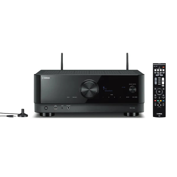 Wharfedale Diamond 12.4i Home Theatre System (Black)+ Yamaha RX-V4A AV Receiver (Black)