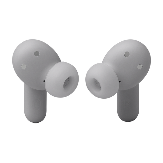 JBL Live Beam 3 True Wireless Noise-Canceling Earbuds with Stick-Closed Design and Smart Charging Case - Silver