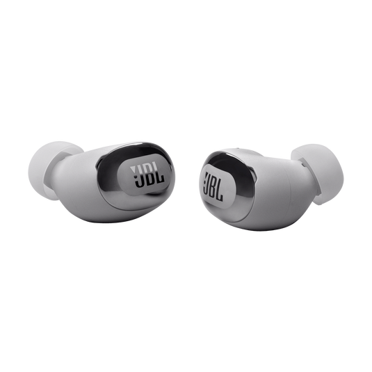 JBL Live Buds 3 True Wireless Noise-Cancelling Bud-Type Earbud with Smart Charging Case - Silver