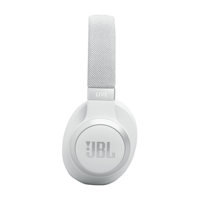 JBL Live 770NC Wireless Over-Ear Headphones with True Adaptive Noise Cancelling - White