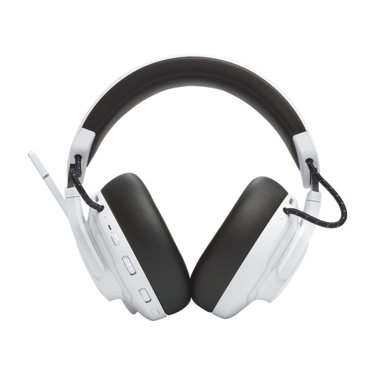 JBL Quantum 910P Console Wireless Over-Ear Console Gaming Headset with Active Noise Cancelling - White