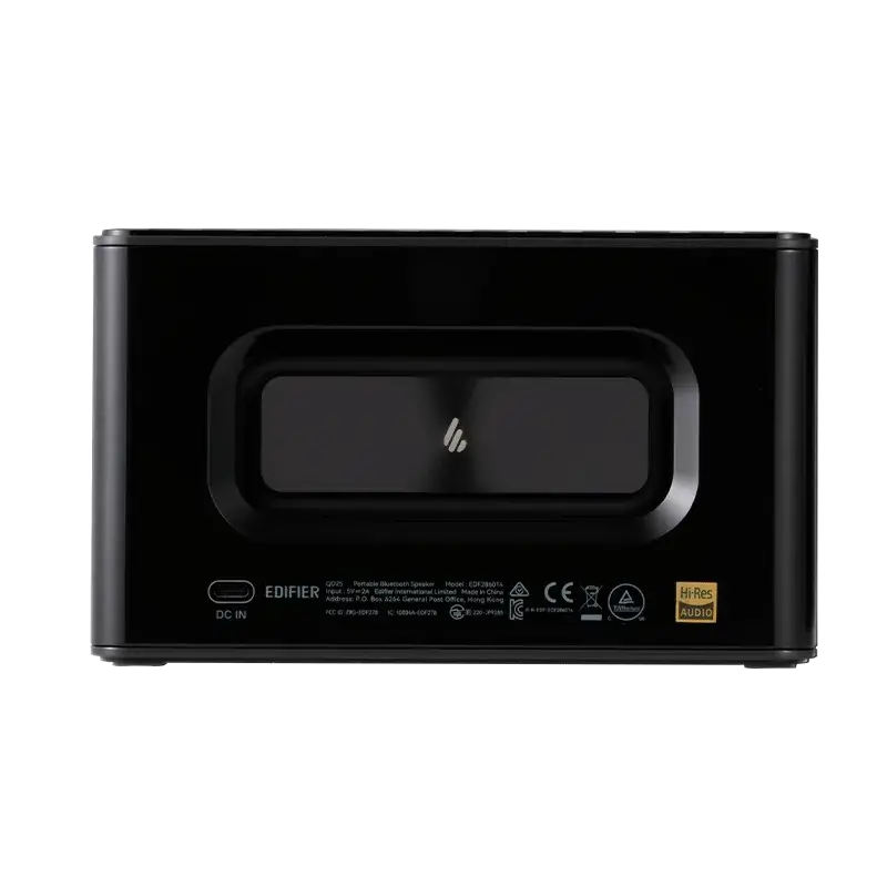 Edifier QD25 Tabletop Wired & Portable Bluetooth Speaker - Each (Black)