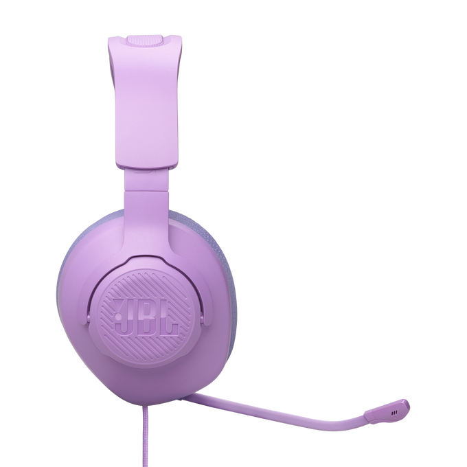 JBL Quantum 100M2 Wired Over-Ear Gaming Headset with Omnidirectional Detachable Mic - Purple