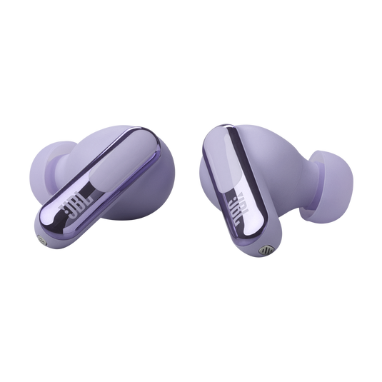 JBL Live Beam 3 True Wireless Noise-Canceling Earbuds with Stick-Closed Design and Smart Charging Case - Purple