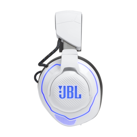 JBL Quantum 910P Console Wireless Over-Ear Console Gaming Headset with Active Noise Cancelling - White