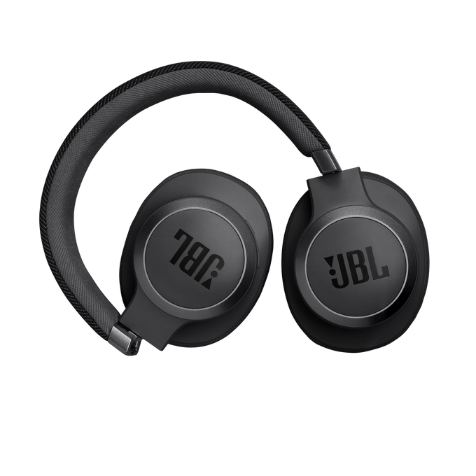 JBL Live 770NC Wireless Over-Ear Headphones with True Adaptive Noise Cancelling - Black