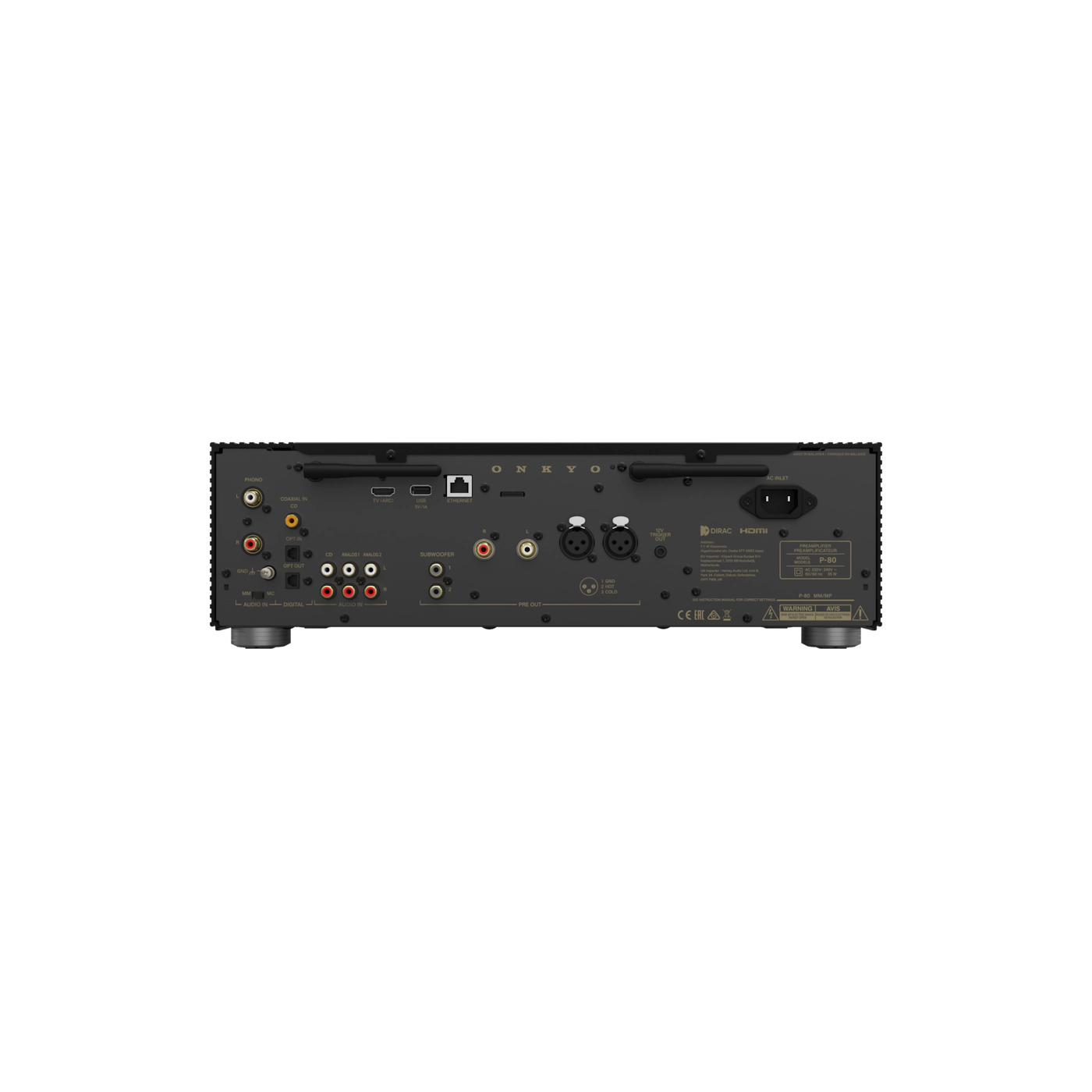 Onkyo P-80 Network Amplifier (Black)