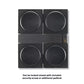 Flexson Wall Mount for 4 SONOS Amps - Each (Black)