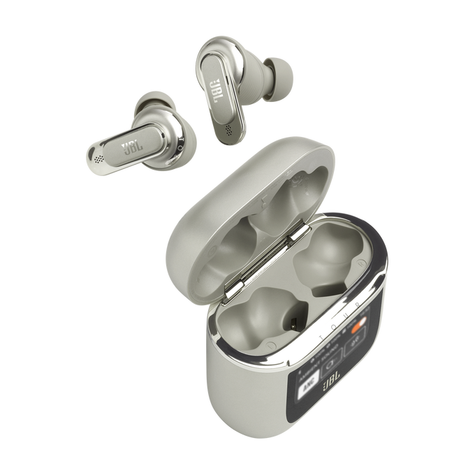 JBL Tour Pro 2 True Wireless Noise Cancelling Earbuds - Champagne