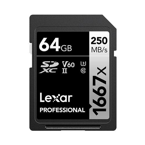 Lexar® Professional 1667x SDXC™ UHS-II Card SILVER Series