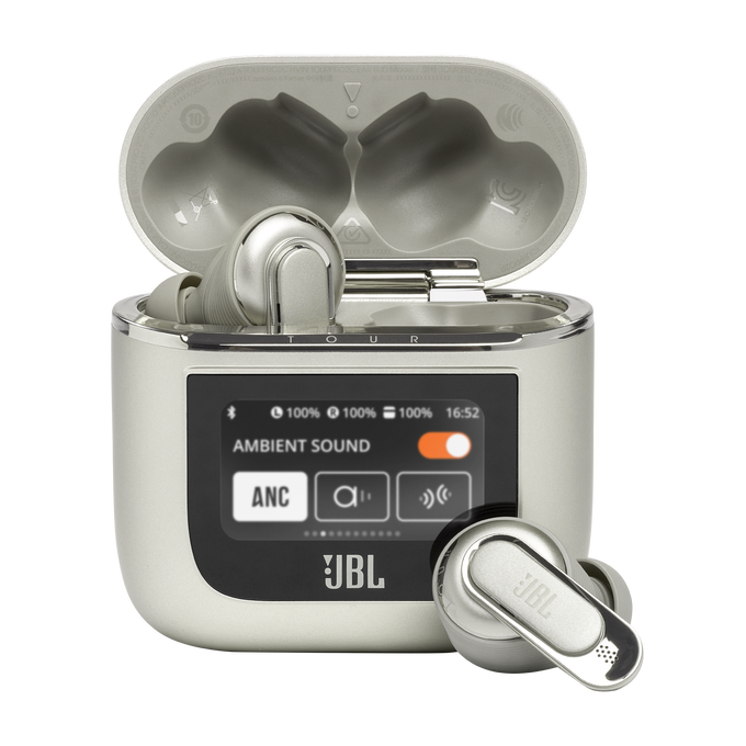 JBL Tour Pro 2 True Wireless Noise Cancelling Earbuds - Champagne