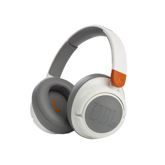 JBL JR460NC Junior Wireless Over-Ear Noise Cancelling Kids Headphones - White