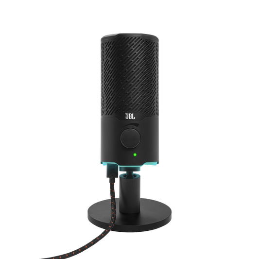 JBL Quantum Stream Dual Pattern USB Microphone for Streaming, Recording and Gaming - Black