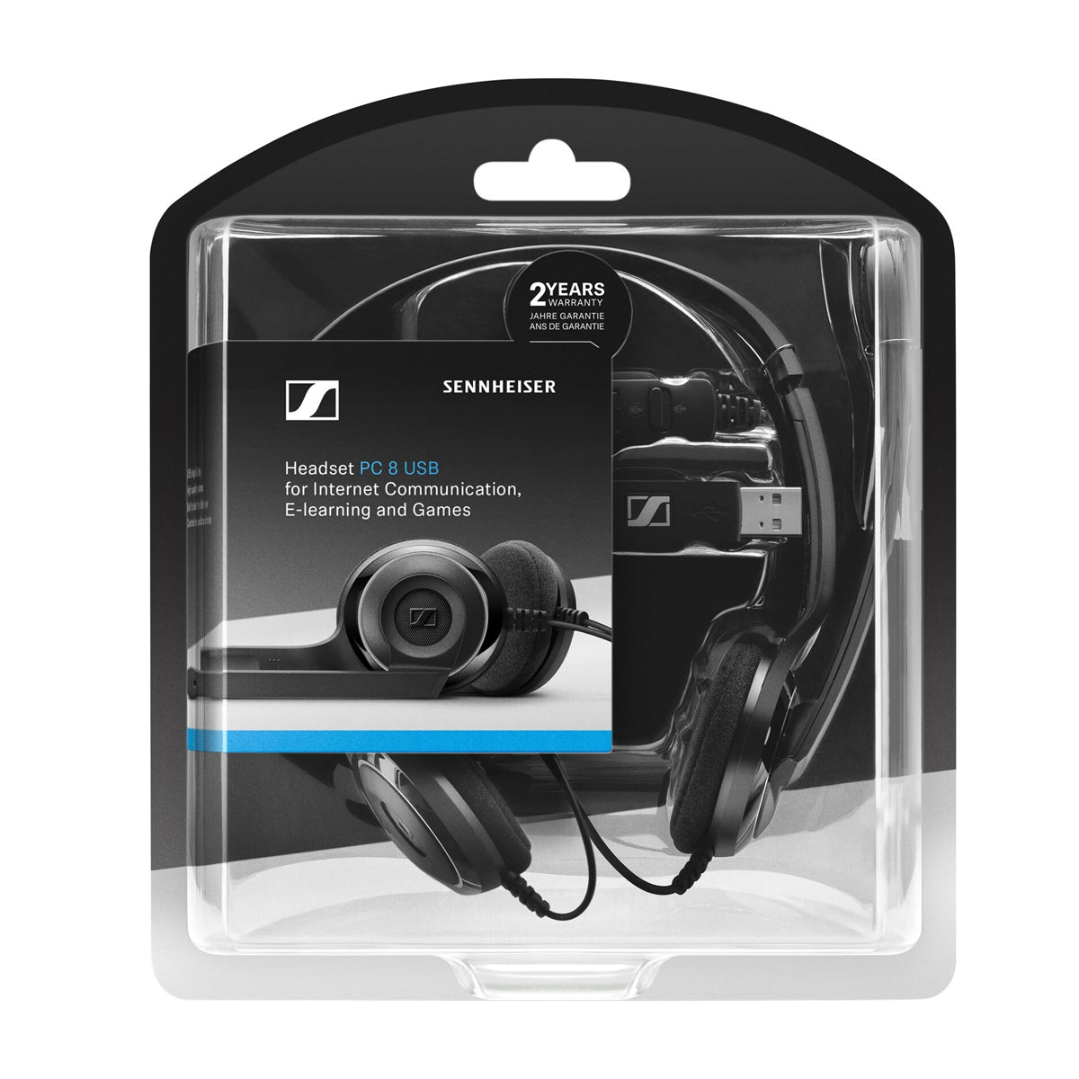 EPOS PC 8 USB Stereo Headset - Black