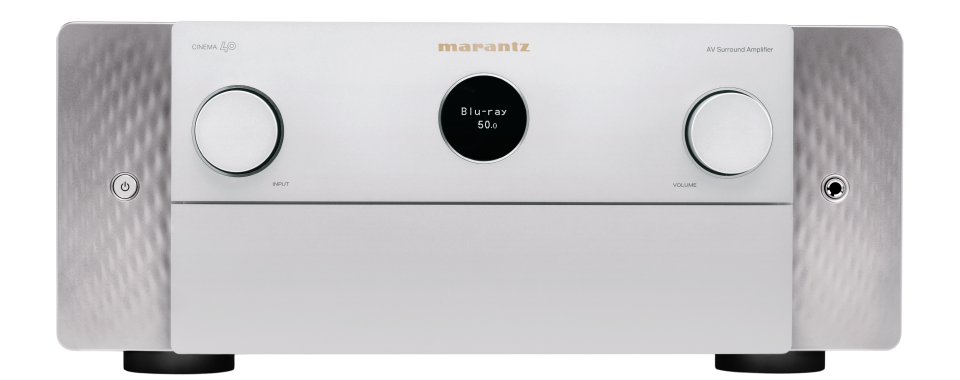 Marantz CINEMA40 AV Amplifier (Silver) with Free Denon Home 350 Wireless Speaker (Black)