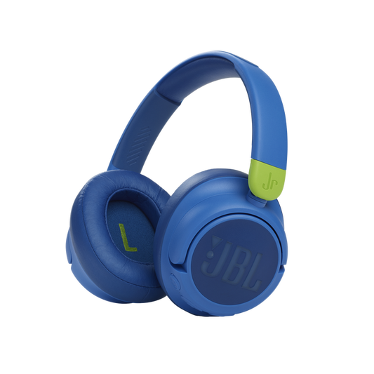 JBL JR460NC Junior Wireless Over-Ear Noise Cancelling Kids Headphones - Blue