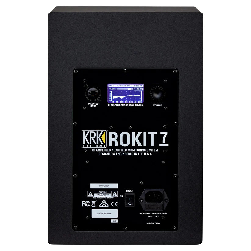 KRK Systems Rokit 7 G4 Studio Monitor - Black (Each)