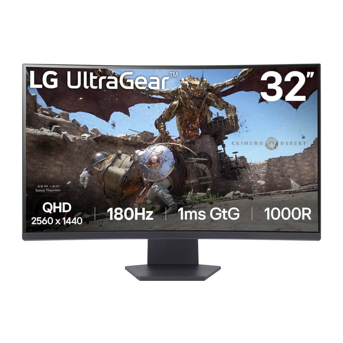 LG UltraGear 32″ QHD VA Curved Gaming 180Hz 1ms