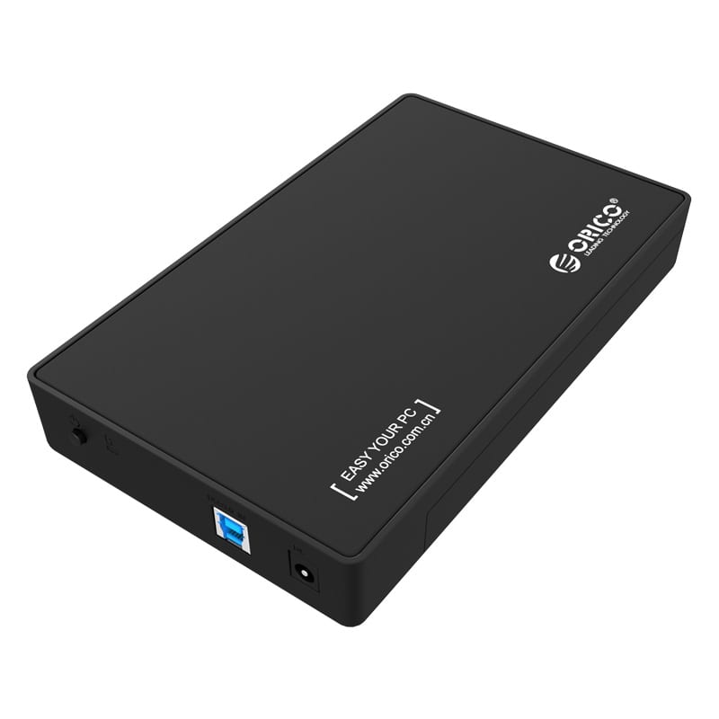 ORICO 3.5″ USB3.0 External HDD Enclosure – Black