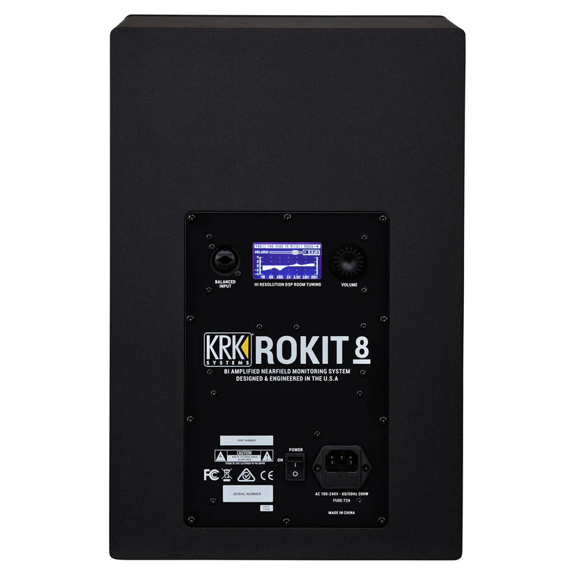 KRK Systems Rokit 8 G4 Powered studio Monitor - Black (Each)