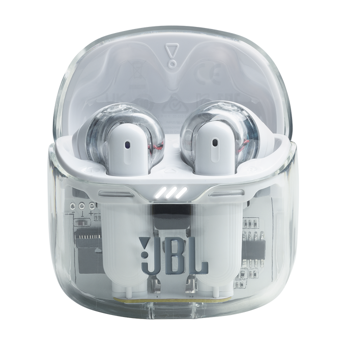 JBL Tune Flex Ghost Edition True Wireless Noise Cancelling Earbuds - Ghost White