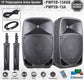 Power Works Vulcan PWP2B-15A Active 2-Way Speaker System - Black