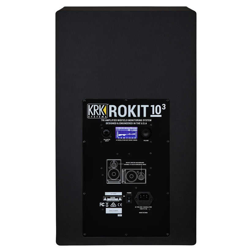 KRK Systems Rokit 10-3 G4 Powered Studio Monitor - Black (Each)