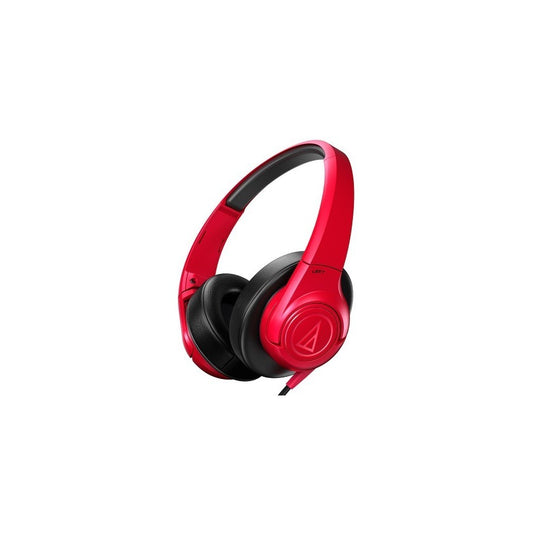 Audio-Technica ATH-AX3iSRD (B3) Sonic Fuel Headphones with Remote and Microphone - Red
