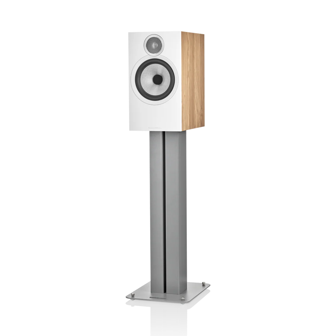 Bower & Wilkins 607 S3 Bookshelf Speakers - Pair (Oak) + WiiM Amp Ultra Streaming Amplifier (Grey)
