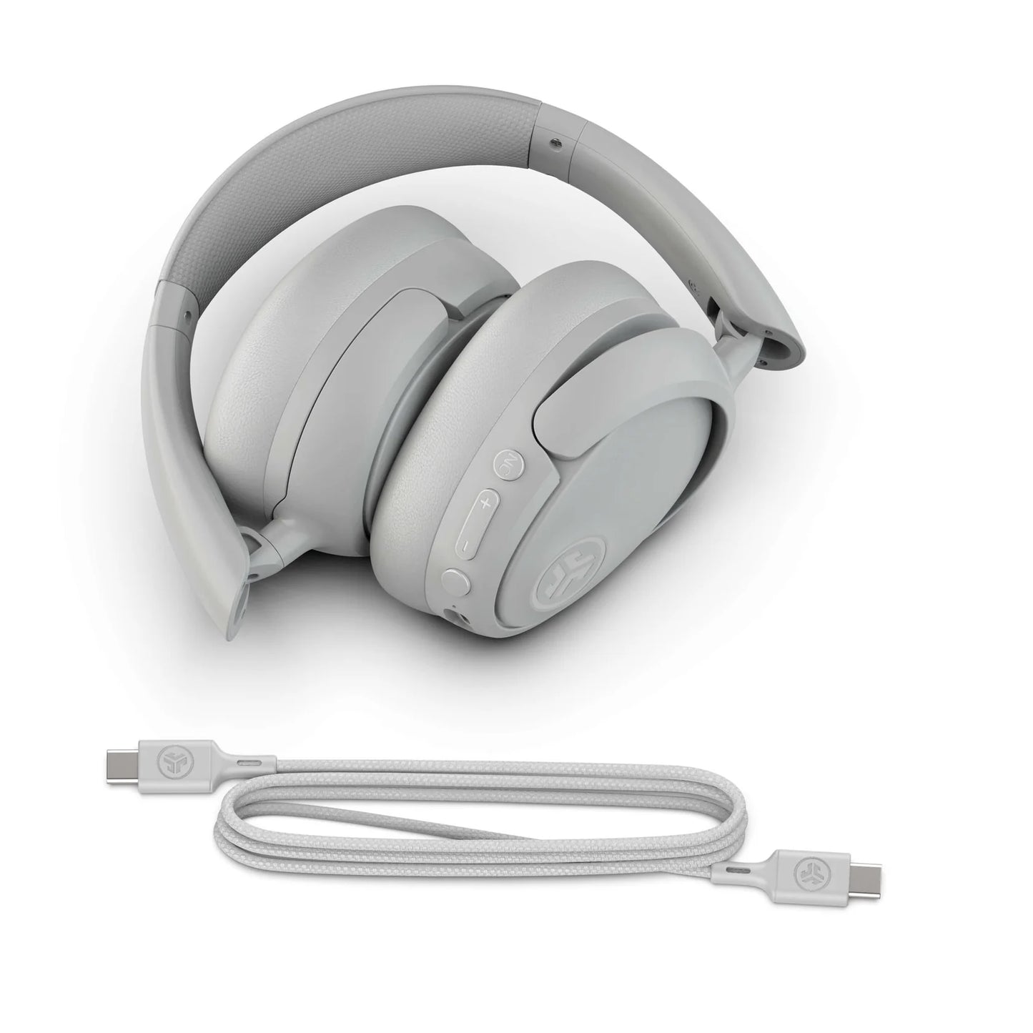 JLAB JBuds Lux ANC Over-Ear Headphones - Cloud White