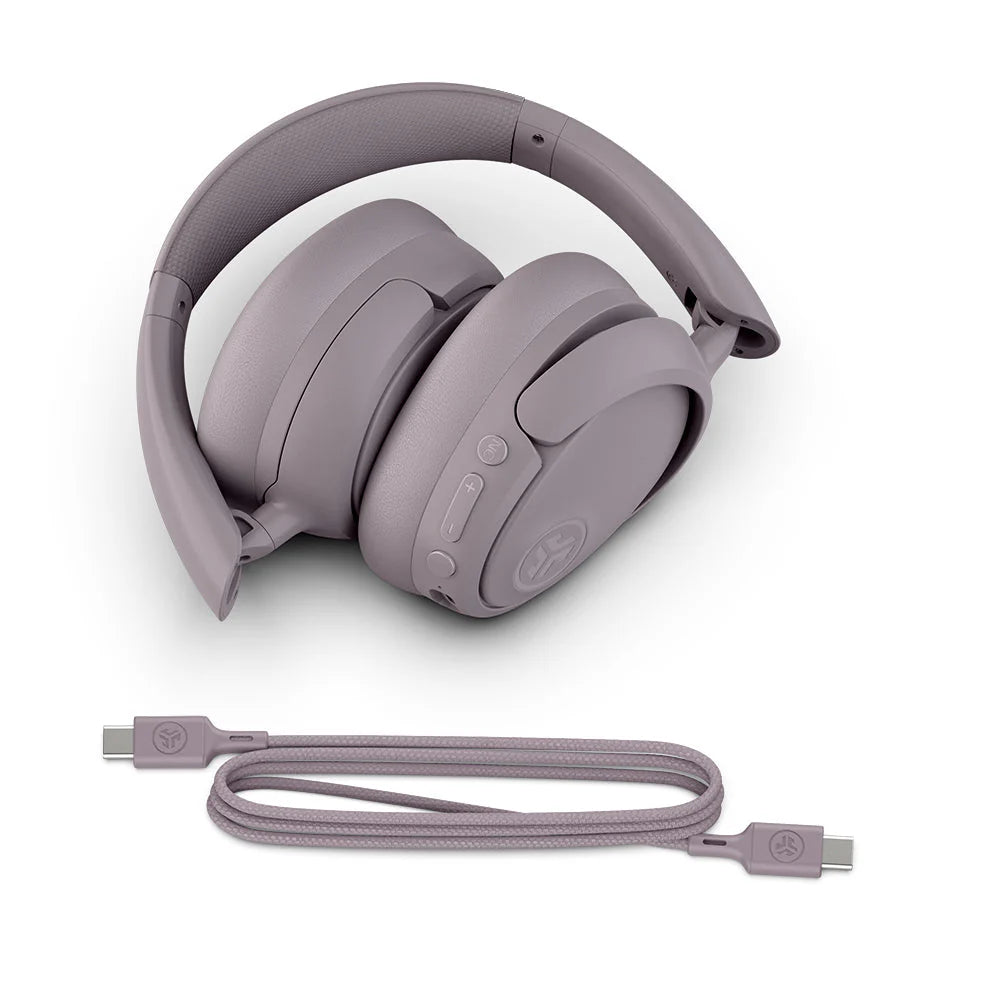 JLAB JBuds Lux ANC Over-Ear Headphones - Mauve