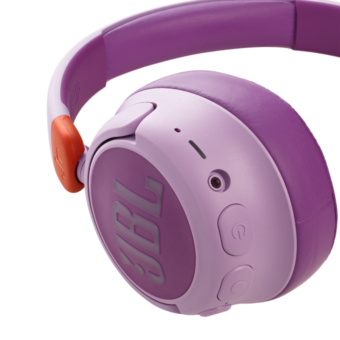 JBL JR460NC Junior Wireless Over-Ear Noise Cancelling Kids Headphones - Pink