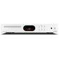 Audiolab 7000CDT CD Transport (Silver) + Audiolab 7000A Integrated Amplifier (Silver) + Wharfedale Linton 3-way standmount speaker with stands - Pair