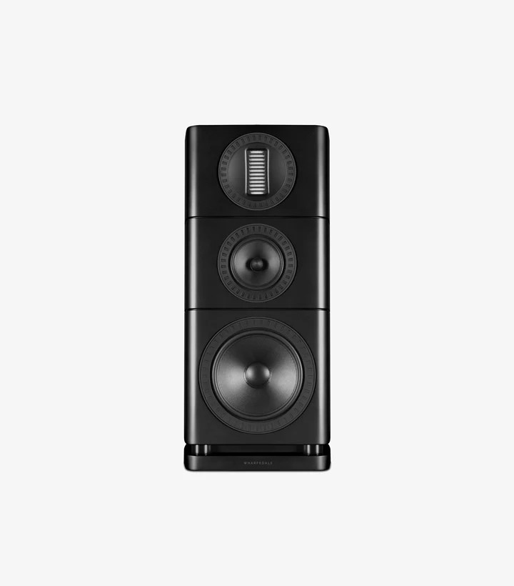 Wharfedale ELYSIAN 2R Standmount Loudspeaker with Speaker Stands- Pair (Black)