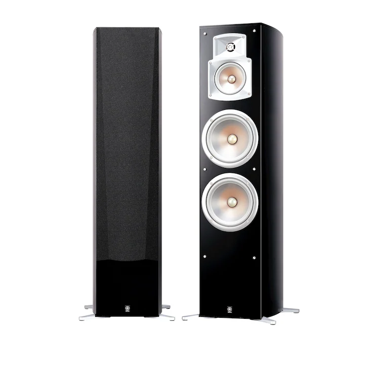 Yamaha R-N600 Network Receiver + Yamaha NS-777 Floorstanding Speakers (Black)